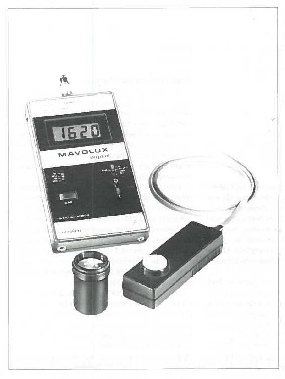 De mavolux Digital luxmeter van Gossen, Zichtlijn 12, VPT